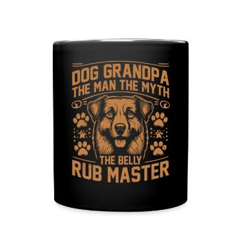 Cadeaux de grand-père chien - Mug uni - noir - Devant