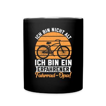 Grandpa Bike Lover Grandfather Bike Pops - Full Colour Mug - black - Front