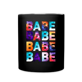 Babe Schatz party ladies girls celebrate Girlie - Full Colour Mug - black - Front