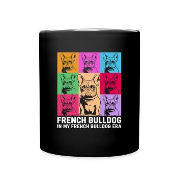 Bouledogue français - Mug uni - noir - Devant