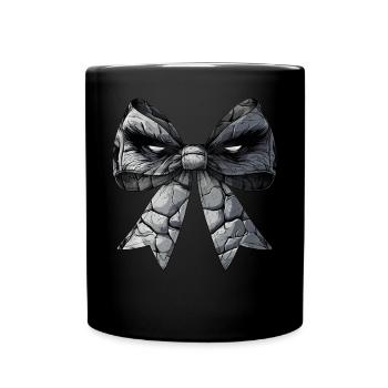 Coquettish Bow Golem Jewish Folklore Jew Mom - Full Colour Mug - black - Front