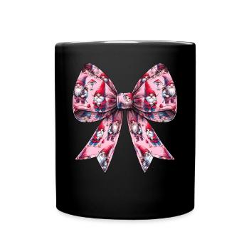 Coquette Bow Gnome St. Patrick’s Day Leprechaun - Mug uni - noir - Devant