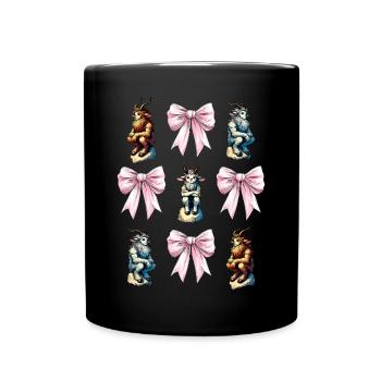 Arc Coquet Faune Satyres Chèvre Hommes Romain - Mug uni - noir - Devant