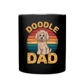 Doodle Dad – Labradoodle & Goldendoodle - Mug uni - noir - Devant