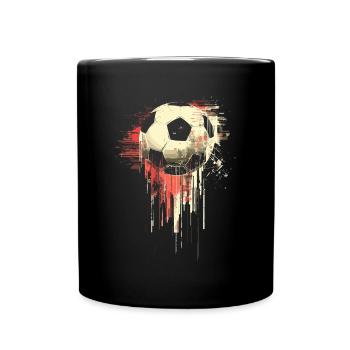 Illustration de football - Mug uni - noir - Devant