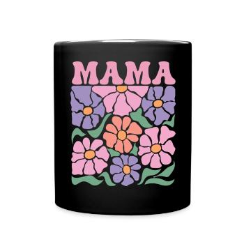 Mama - Tasse einfarbig - Schwarz - Vorne