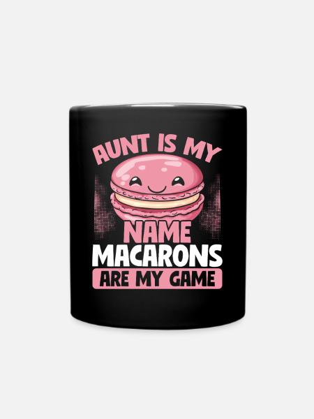 Macaron Bäcker Konditor Macaron-Liebhaber - Tasse einfarbig - Schwarz