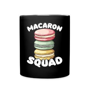 Macaron Baker Chef pâtissier Amateur de macarons - Mug uni - noir - Devant