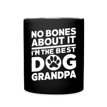 Cadeaux de grand-père chien - Mug uni - noir - Devant