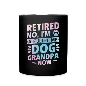 Cadeaux de grand-père chien - Mug uni - noir - Devant
