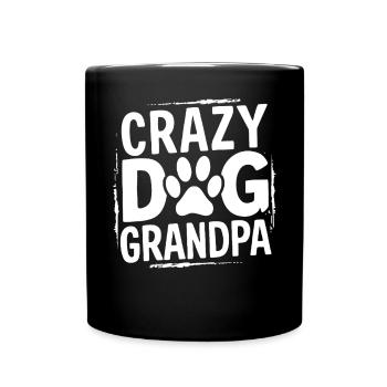 Cadeaux de grand-père chien - Mug uni - noir - Devant