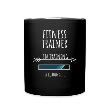 Fitness Trainer in Training Profession Gift - Full Colour Mug - black - Front