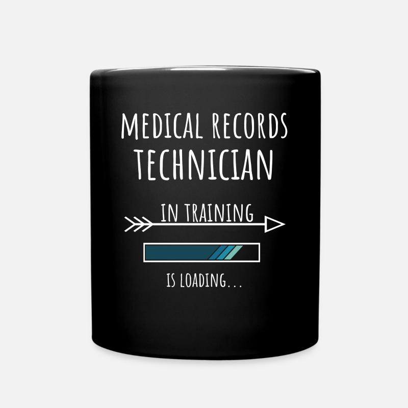 Medical Records Technician in Ausbildung Beruf - Tasse einfarbig - Schwarz