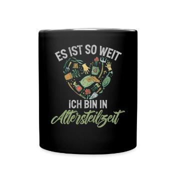 Gärtner Pflanzen Gartenarbeit Gartenbau - Tasse einfarbig - Schwarz - Vorne