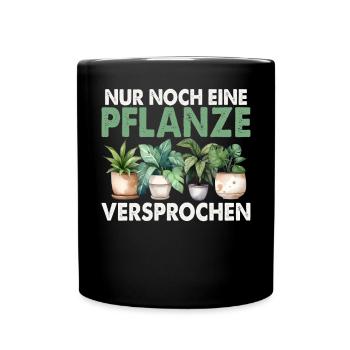 Gärtner Pflanzen Gartenarbeit Gartenbau - Tasse einfarbig - Schwarz - Vorne