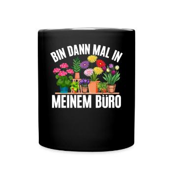 Gärtner Pflanzen Gartenarbeit Gartenbau - Tasse einfarbig - Schwarz - Vorne