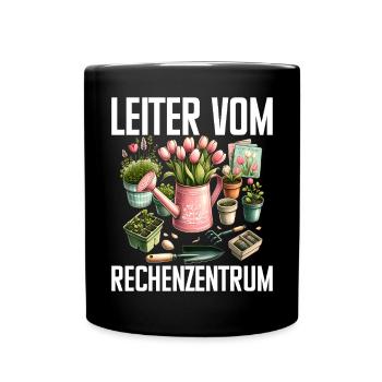 Gärtner Pflanzen Gartenarbeit Gartenbau - Tasse einfarbig - Schwarz - Vorne