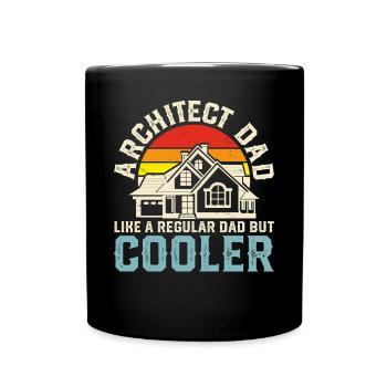 Architekt - Tasse einfarbig - Schwarz - Vorne