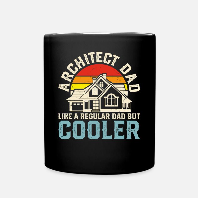 Architekt - Tasse einfarbig - Schwarz