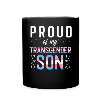 Fierté LGBT transgenre - Mug uni - noir - Devant