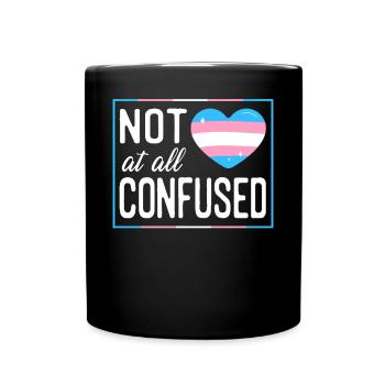 Fierté LGBT transgenre - Mug uni - noir - Devant