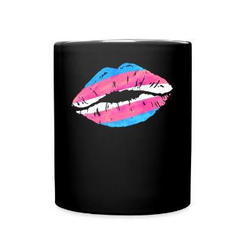 Fierté LGBT transgenre - Mug uni - noir - Devant