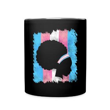 Transgender Trans LGBT Pride - Tasse einfarbig - Schwarz - Vorne