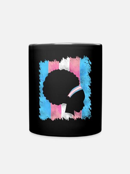 Transgender Trans LGBT Pride - Tasse einfarbig - Schwarz