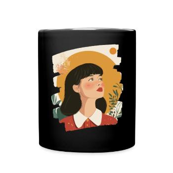 Relax Meditation Selfcare Me-Time - Tasse einfarbig - Schwarz - Vorne