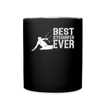Kiteboard Kitesurf Kitesurfeur - Meilleur - Mug uni - noir - Devant