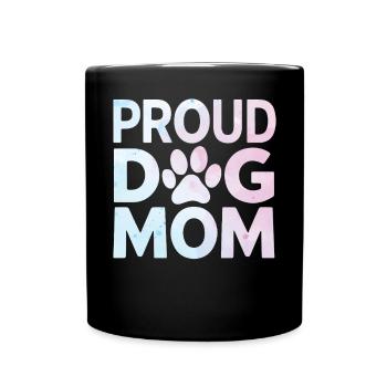 Dog Mom Gifts for Women - Tasse einfarbig - Schwarz - Vorne