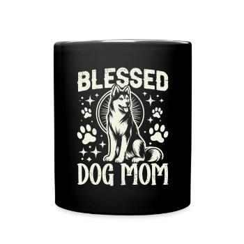 Dog Mom Gifts for Women - Tasse einfarbig - Schwarz - Vorne