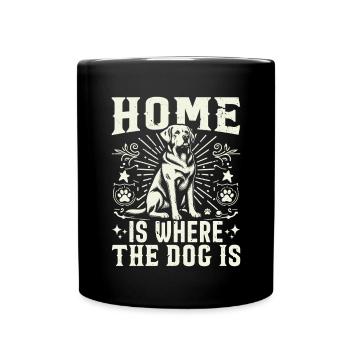 Cadeaux de maman chien pour femmes - Mug uni - noir - Devant