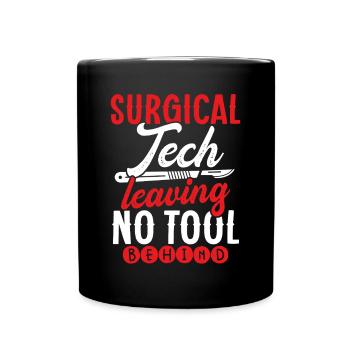 Chirurgischer Techniker Chirurgischer Technologe - Tasse einfarbig - Schwarz - Vorne