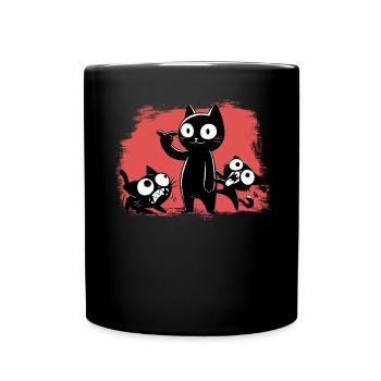 Not for the faint of heart & crazy freaks - Full Colour Mug - black - Front