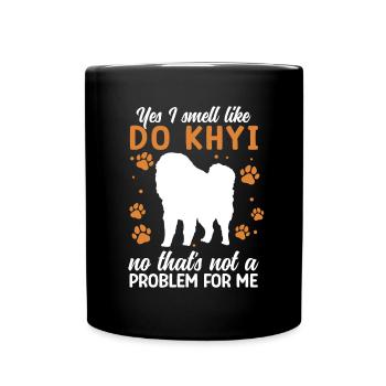 Smell Like Do Khyi Tibetan Mastiff Tibetan Mastiff - Full Colour Mug - black - Front
