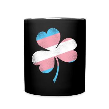 Fierté LGBT transgenre - Mug uni - noir - Devant