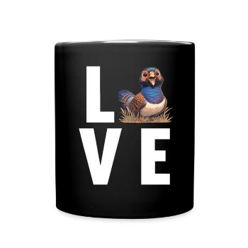 Pheasants Pheasant - Full Colour Mug - black - Front