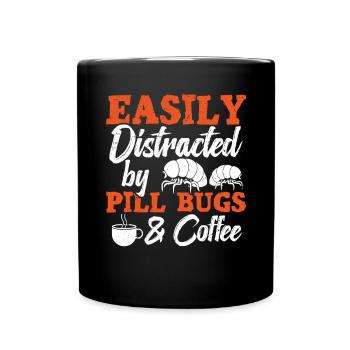 Light by Pill Bugs & Coffee - Full Colour Mug - black - Front