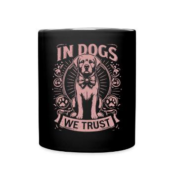 Dog Mom Gifts for Women - Tasse einfarbig - Schwarz - Vorne