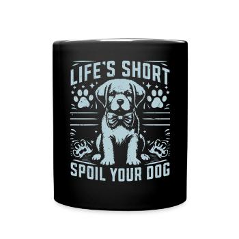 Dog Mom Gifts for Women - Tasse einfarbig - Schwarz - Vorne