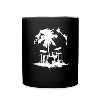 Percussion - Mug uni - noir - Devant