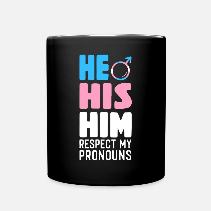 Fierté LGBT transgenre - Mug uni - noir