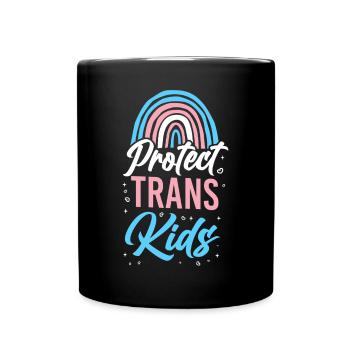 Fierté LGBT transgenre - Mug uni - noir - Devant