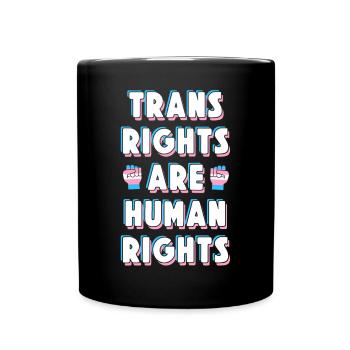 Fierté LGBT transgenre - Mug uni - noir - Devant