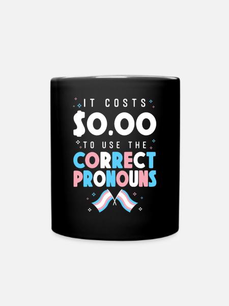 Fierté LGBT transgenre - Mug uni - noir