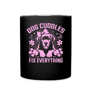 Dog Mom Gifts for Women - Tasse einfarbig - Schwarz - Vorne