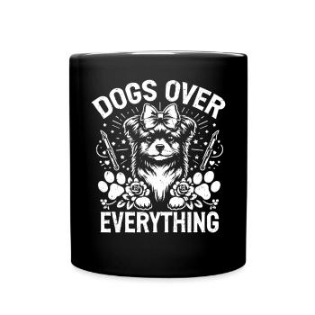 Dog Mom Gifts for Women - Tasse einfarbig - Schwarz - Vorne