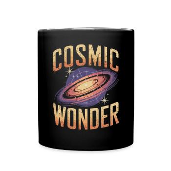 Cosmic Wonder Galaxie - Tasse einfarbig - Schwarz - Vorne