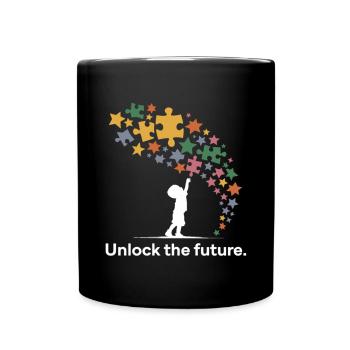 Pièce du puzzle pour l’avenir - Mug uni - noir - Devant